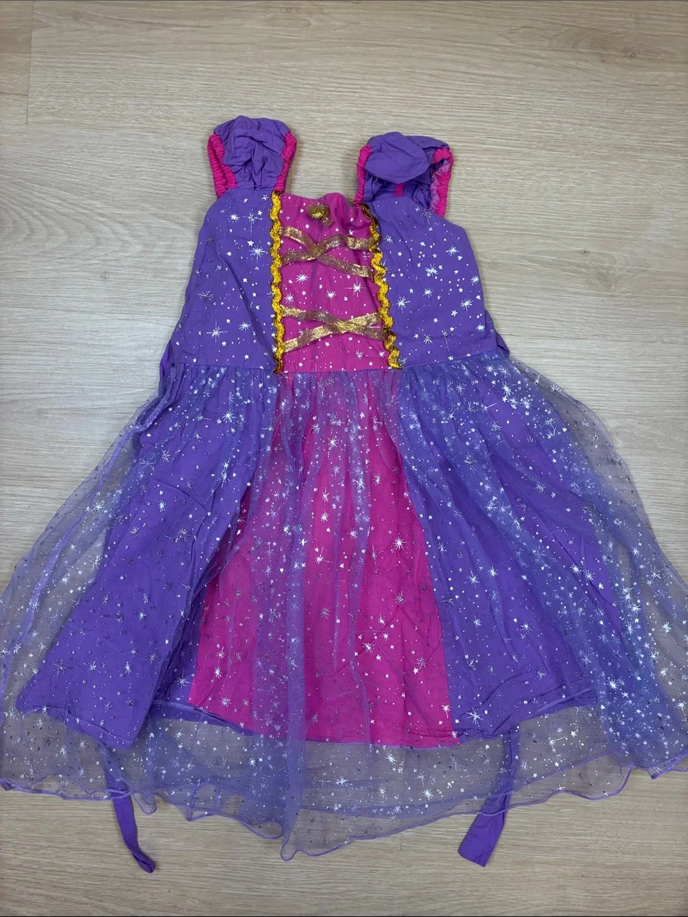 Purple and Pink Star Princess Costume Dress 3/4T